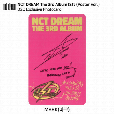 NCT DREAM The 3rd Album ISTJ B&N D2C Japan Target Walmart