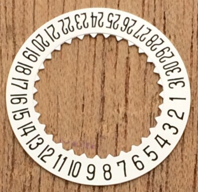 Nos New UT 6480 H.6 Date Indicator Disc Calendar Bremsscheibe Teil Uhren