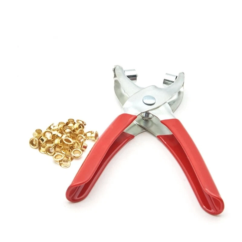 Eyelet Fabric Punch Pliers Leather Canvas Hole Puncher Tool Eyelet