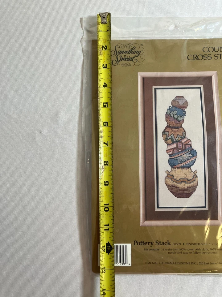 Kit especial de punto de cruz Something pila de cerámica # 50539 impresión de macetas del suroeste Foto 4 de 4