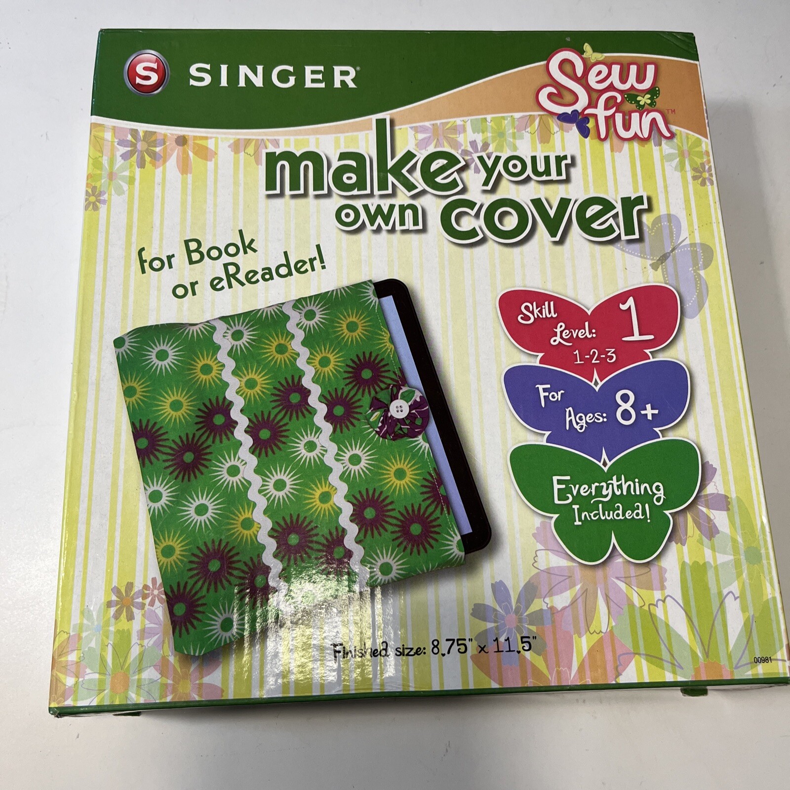 SINGER Sew Fun DIY Book and eReader Cover Kit-image