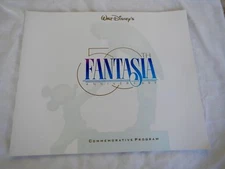Walt Disney Fantasia 50th Anniversary Commemorative Program Quantity in lot 2