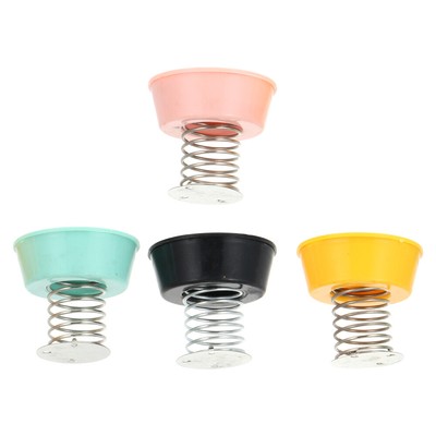  4 PCS Dashboard Bobble Spring Bobbleheads Cars Base for Dolls Miss Mother