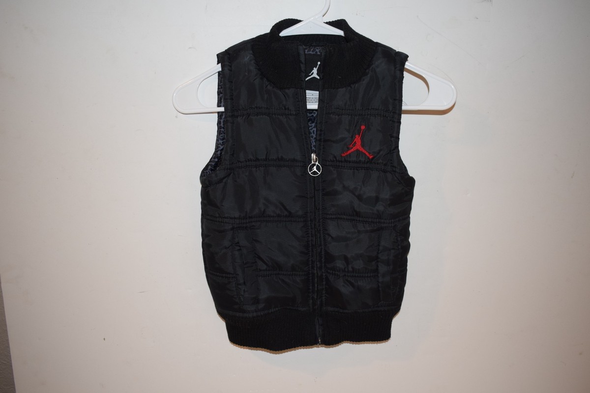 JORDAN BRAND NIKE TODDLERS PUFFY ZIP UP VEST- RN#81917 CA#18702