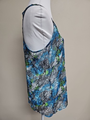 MILEY CYRUS MAXAZRIA Women's Blouse Top Sleeveless Round Neck Multicolor.Size L - Picture 7 of 13
