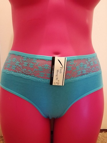 Hochtaillierte Maxi Midi Baumwolle Damen-Slips Übergröße Spitze weicher Komfort - Bild 8 von 25