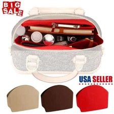 Felt Purse Handbag Organizer Insert Multi-pocket Storage Tote Shaper Liner Bag