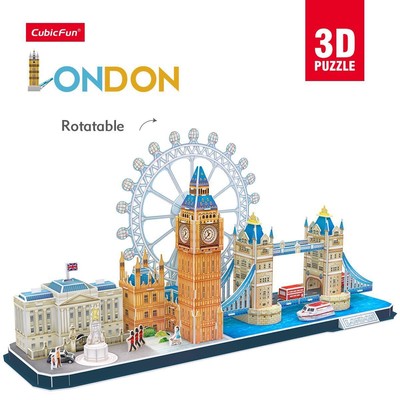 LONDON CITY LINE 3D Puzzle CubicFun - MC253H