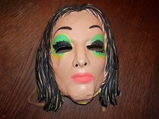 Vintage Ben Cooper? Morticia/Lilly Munster? Halloween Mask Made in the USA