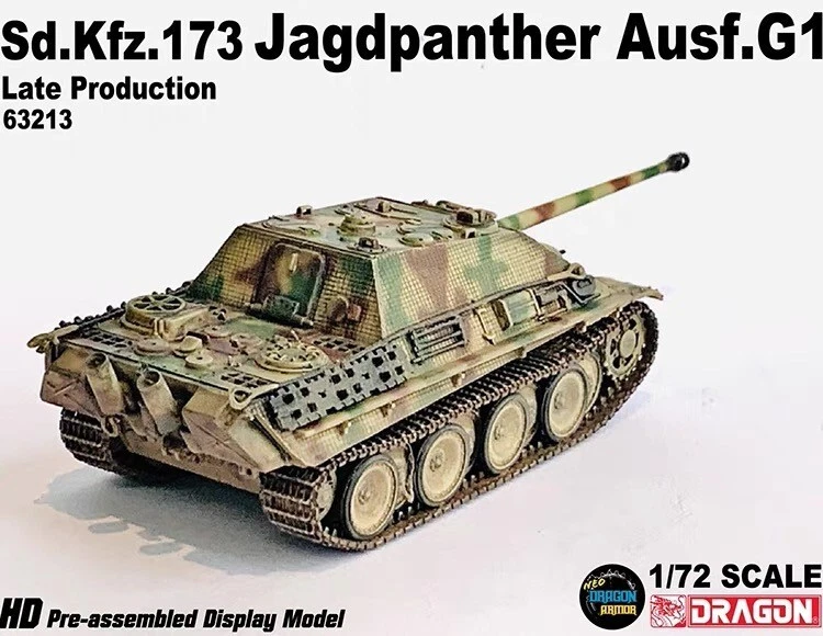 DRAGON ARMOR 1/72 Sd.Kfz.173 Jagdpanther Late Production France 1944 Tank 63213 - Image 4 of 4