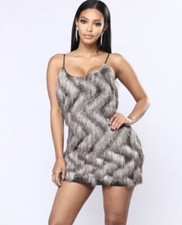 ✨FashionNova Wavy Baby Sexy Fringe Mini Dress NWT Size Small ✨