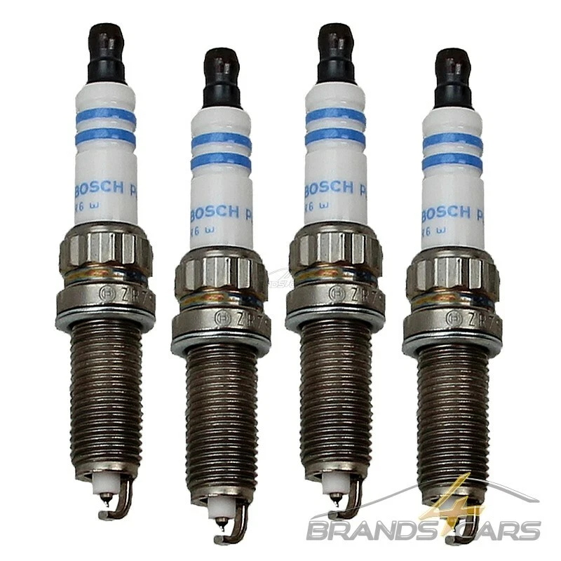 4x BOSCH ZÜNDKERZE DOPPELPLATIN FÜR PEUGEOT 207 1.4 +1.6 3008 1.6 - Bild 3 von 4