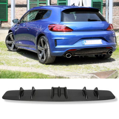 Heckdiffusor Hecklippe Stoßstange Heck Spoiler Lippe 7 Finnen Für VW Scirocco 3