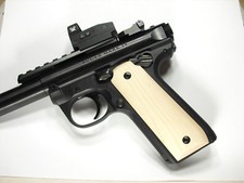 Unfinished Maple Ruger Mark IV 22/45 Grips MK 4