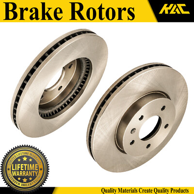 Pair Front Disc Brake Rotors for Suzuki XL-7 2007-2009 Pontiac Torrent 2007-2009