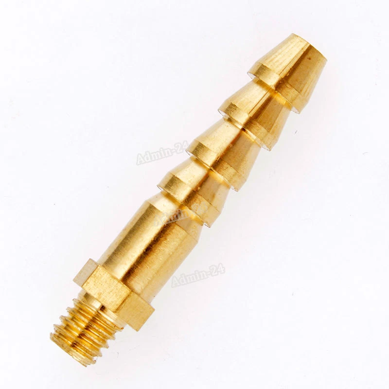 1pc Brass Water Nipples L25mm M4 Thread 4mm Rc Boat Fuel Nozzles For 3X5mm Tubes - Image 2 of 4