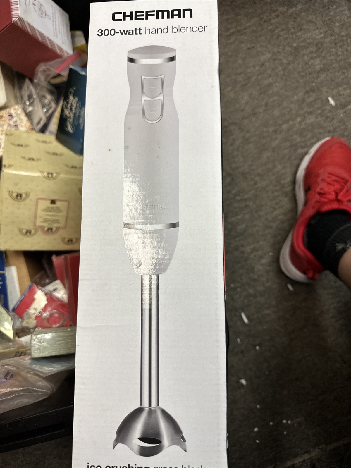 Chefman Soft-Touch Immersion Blender