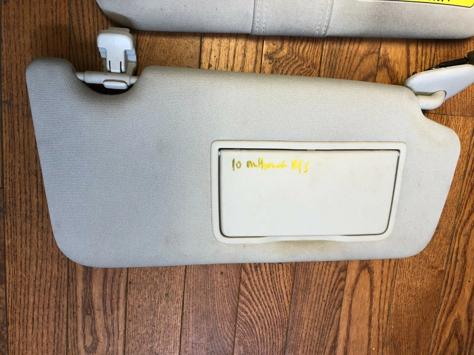 2010-2014 SUBARU OUTBACK LEGACY OEM Driver & Passenger Sun Visor Set Gray Cloth Foto 2 de 4