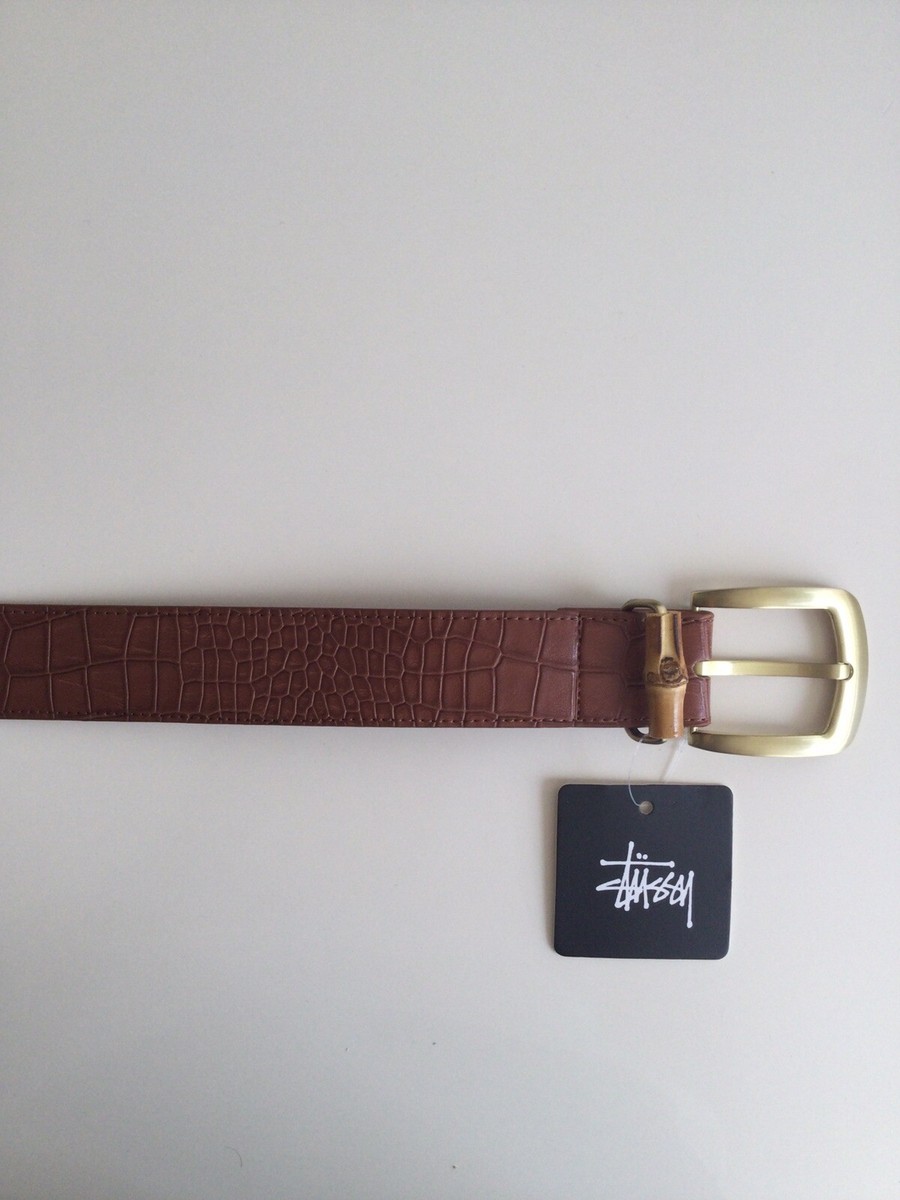 Stussy Crocodile Brown Belt Size L/XL | eBay Stussy Crocodile Brown Belt Size L/XL | eBay