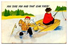 VTG You Sure You Had That Leak Fixed, Humorous, Postcard