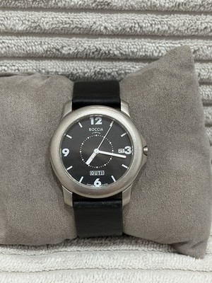 Boccia Titanium Armbanduhr Titan Saphirglas Day Date