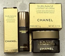 CHANEL Sublimage L'Extrait Intensive Repair Oil Concentrate 3ml/0.1oz & Cream 5g