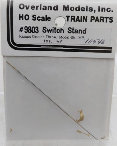 Overland 9803 HO Interruptor de Latón Soporte Rampa Lanzamiento a Tierra Modelo 404 MP T&P WP Kit | Zustand: Used