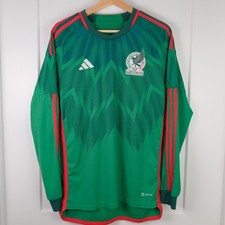Adidas Mexico 2022/23 Soccer Home Jersey Men's M