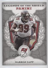 2017 Panini Legends of the Shield Warren Sapp #LS-WS HOF Shield 9l4