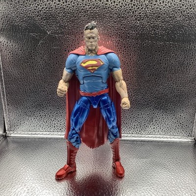 Superman Injustice evil clone Action Figure Adjustable Plastic Blue & Red