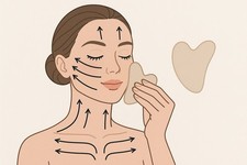 Pure Copper Gua Sha Massage Tool with Healing Magnets Facial Body Scraping Tool