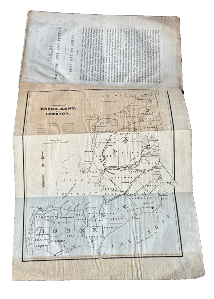 1851 Canada West W.H. Smith Parts I-IV with all Maps Pre-Confederation Maclear - Image 2 of 4