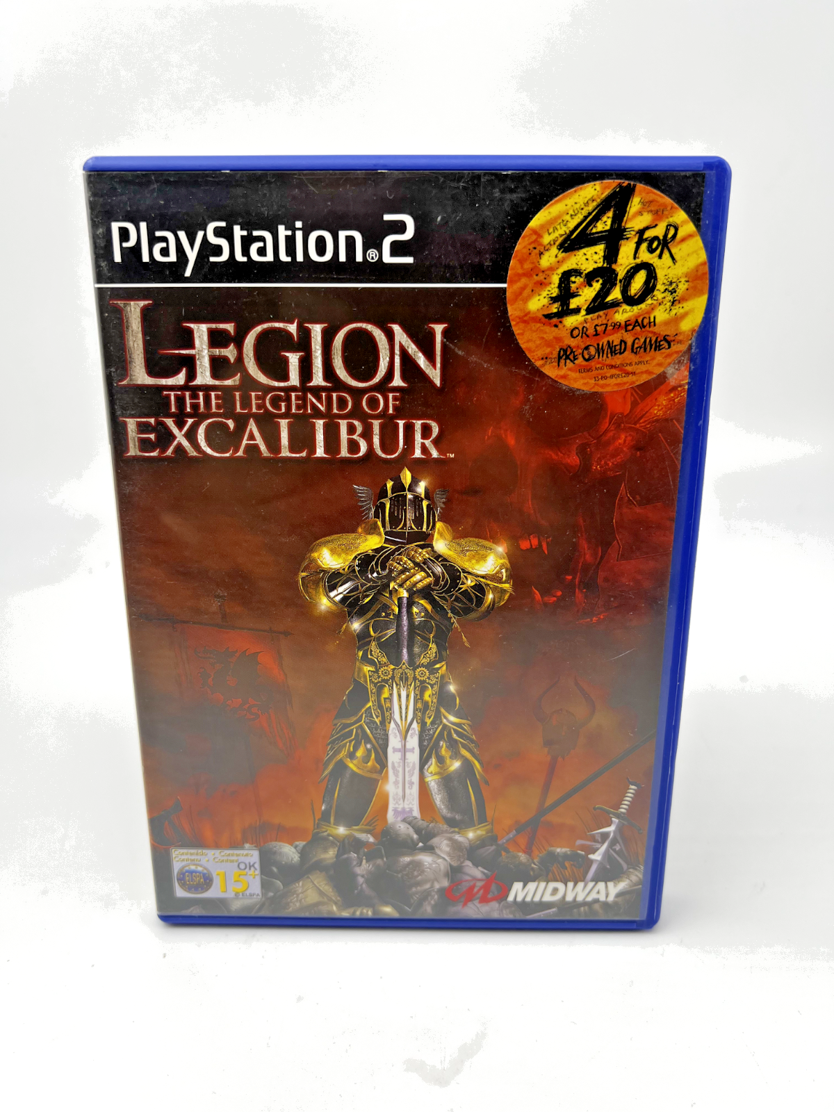 Sony PS2 PlayStation 2 Legion The Legend Of Excalibur  UK PAL