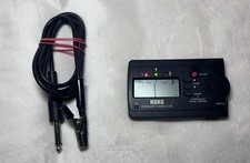 Korg Chromatic Tuner CA-30 Multi-Instrument w Tuner Alligator Clip Cable Works