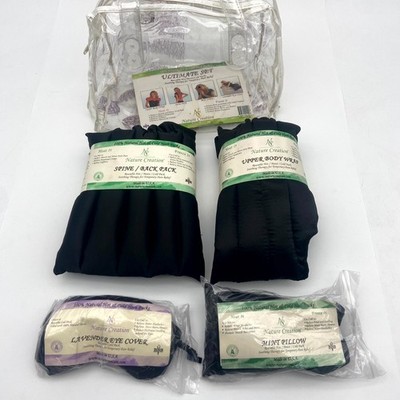 Nature Creation 100% Natural Herb Aromatherapy Hot/Cold Ultimate Pack Set of 4