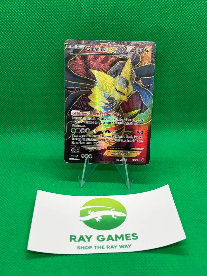 Pokémon TCG Giratina EX 93/98 Ancient Orgins Holo Full Art Heavily Played