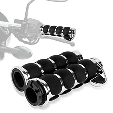 1" 25mm Motorcycle Hand Grips Non-Slip Universal Handlebar Grips for Touring