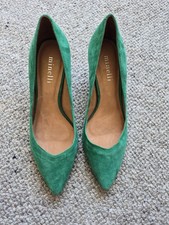Minelli Green Heels - Size UK 2.5