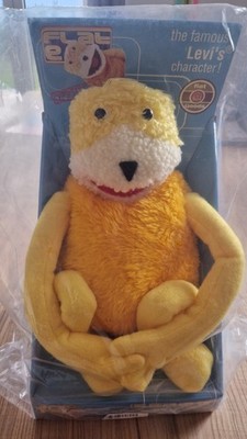 Flat Eric Puppe Plüsch Stofftier VIVID 1999 Levi's ''Flat Goods''  / Mr Oizo