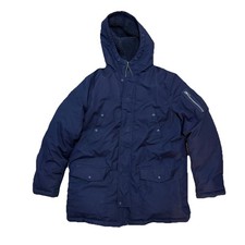 Polo Ralph Lauren Boys Jacket Water-Resistant Down Parka Coat Navy XL 18-20 