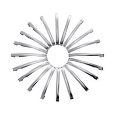 20 PCS Silver Metal French Barrette Single Prong Pin 3.5 Inch 90mm Hair Clip