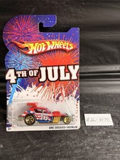 2009 Hot Wheels 4th of July Series AMC GREASED GREMLIN Red w/Gold 5 Spoke Wheels