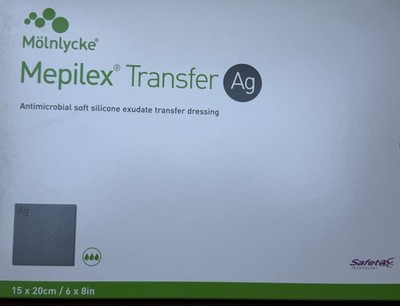 (Box of 10) Mepilex Transfer Ag Foam Dressing Silver 6 x 8 Inch 15 x 20  5/2028 | eBay