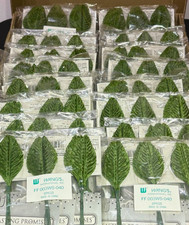 CLEARANCE 100 PKS 1224 ARTIFICIAL FLORAL FLOWER FILLER LEAVES ON SHORT STEMS