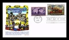 US COVER TRANSCONTINENTAL RAILROAD FIRST DAY ISSUE COMBO PANDA CACHET