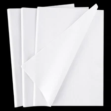 120 Sheets White Tissue Paper Bulk, 14 x 20 Inch Gift Wrapping Paper for Wedd...