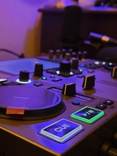 Denon PRIME GO+ Standalone 2-Deck Rechargeable Smart DJ Console W 7" Touchscreen