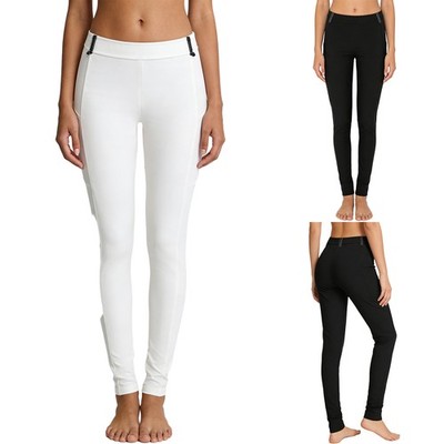 US Lady Equestrian Pants Horseback Schooling Tights Riding Breeches with Pockets