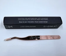 Sigma Beauty False Lash Applicator Dual Ended Rose Gold NIB