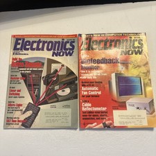 Lot of 2 Electronics Now Magazine Back Issues 1994 1996 Retro Remote Fan Control